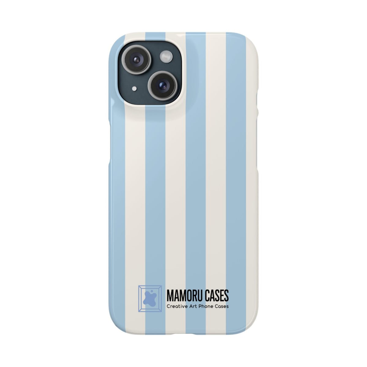 Sky Blue Stripe Phone Case
