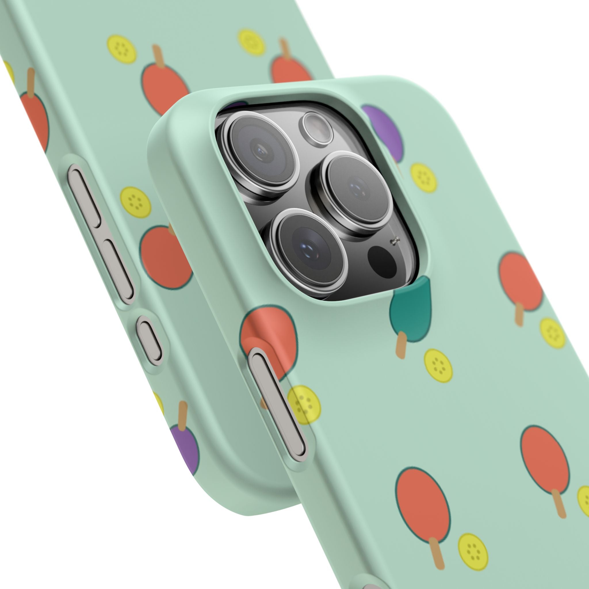 Ping Pong Paddle Pattern Phone Case — Mint Athletic Phone Cover