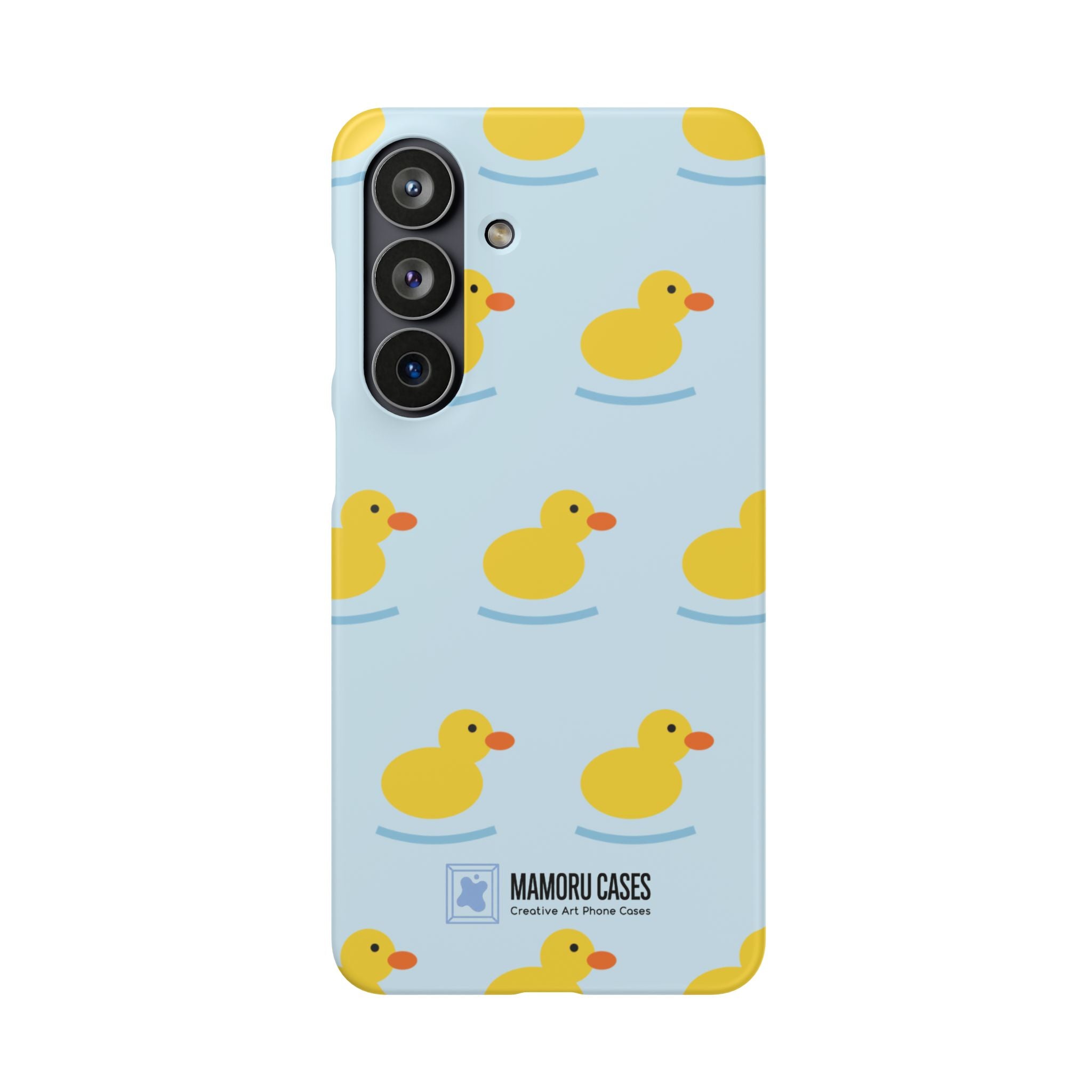 Rubber Duck Phone Case — Cute Yellow Duck Pattern iPhone Case