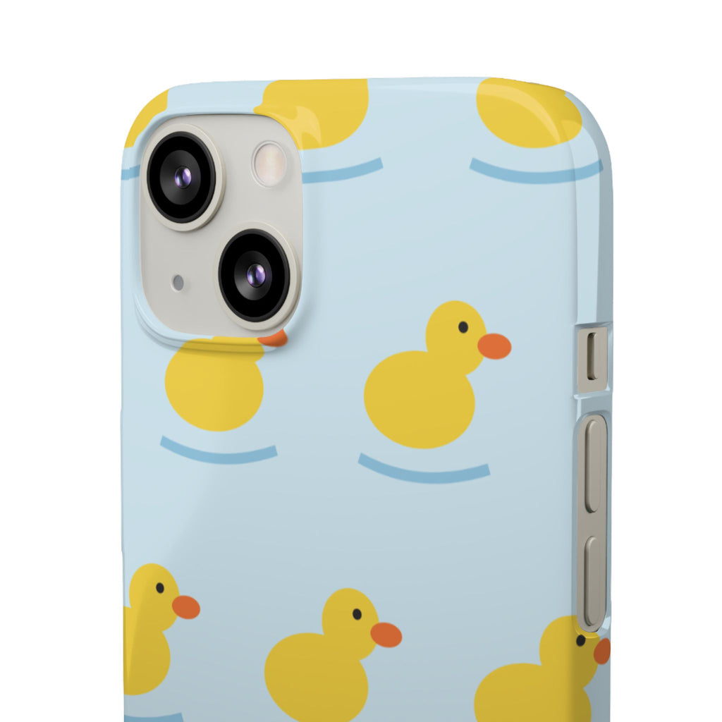 Rubber Duck Phone Case — Cute Yellow Duck Pattern iPhone Case