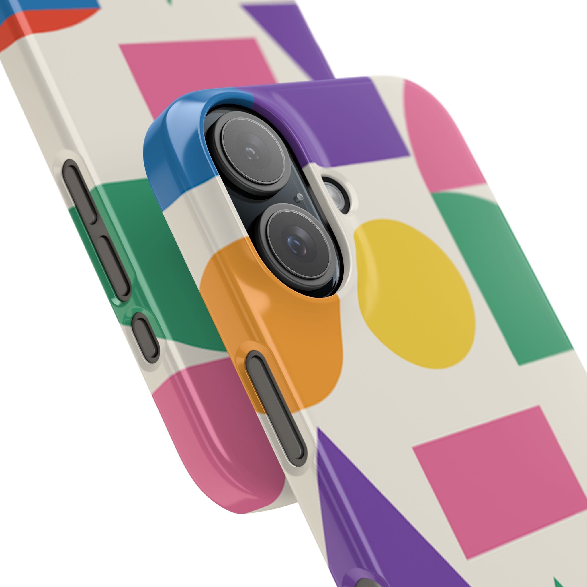 Color Block Shapes Phone Case