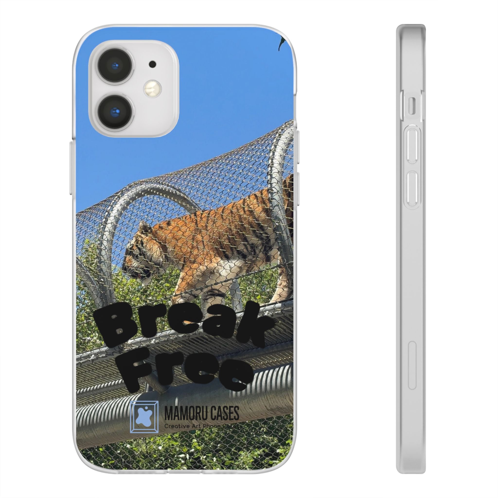 Tiger Break Free Phone Case – Wildlife Rescue Inspired iPhone Cover