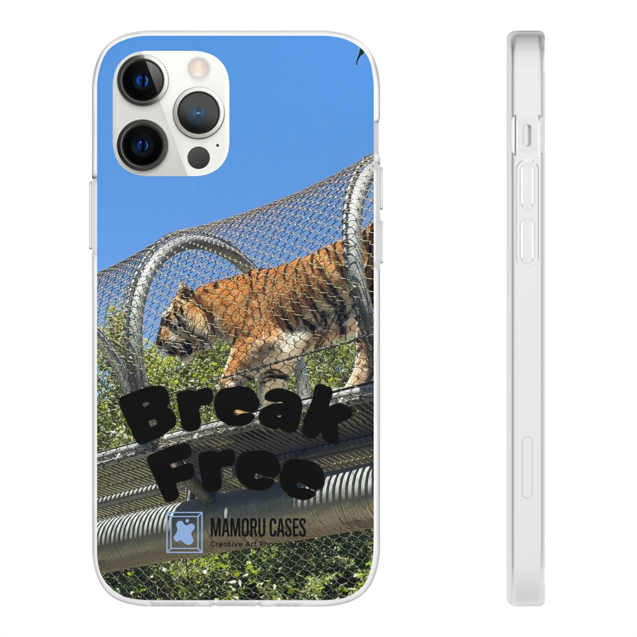 Tiger Break Free Phone Case – Wildlife Rescue Inspired iPhone Cover