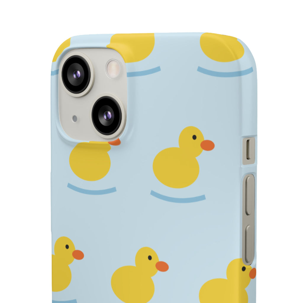 Rubber Duck Phone Case — Cute Yellow Duck Pattern iPhone Case