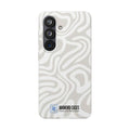 Abstract Neutral Swirl Phone Case — Flexible Protective Cover