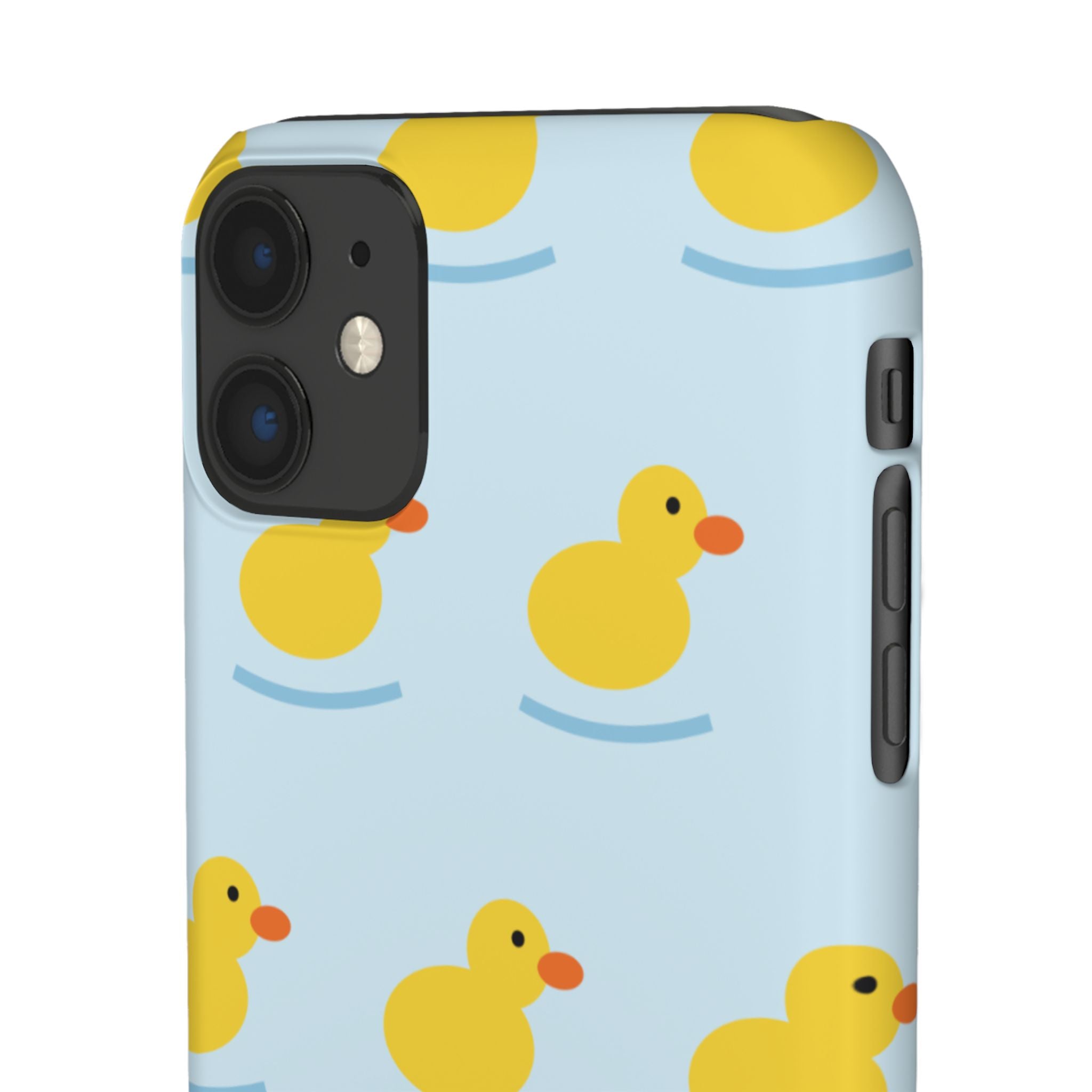 Rubber Duck Phone Case — Cute Yellow Duck Pattern iPhone Case