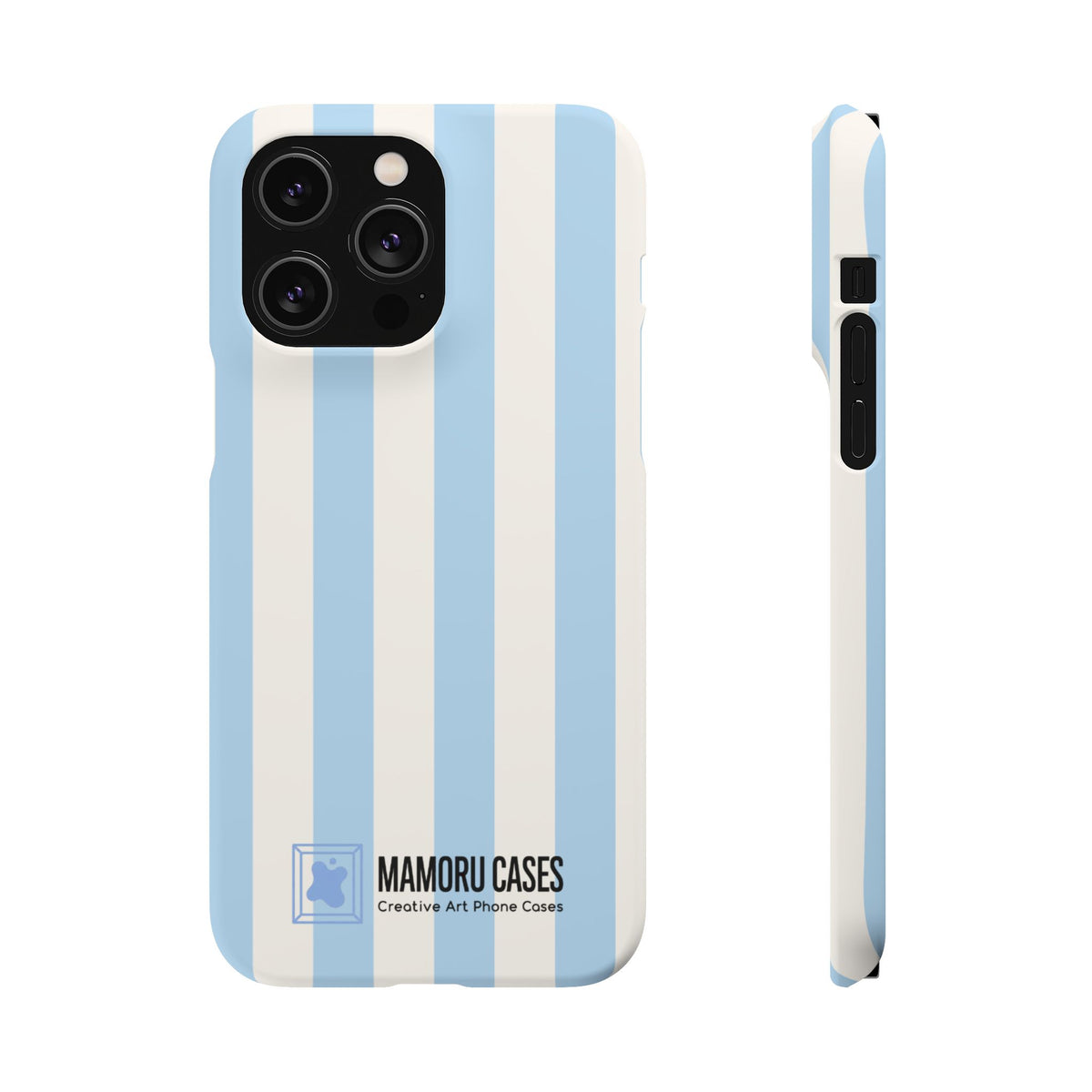 Sky Blue Stripe Phone Case