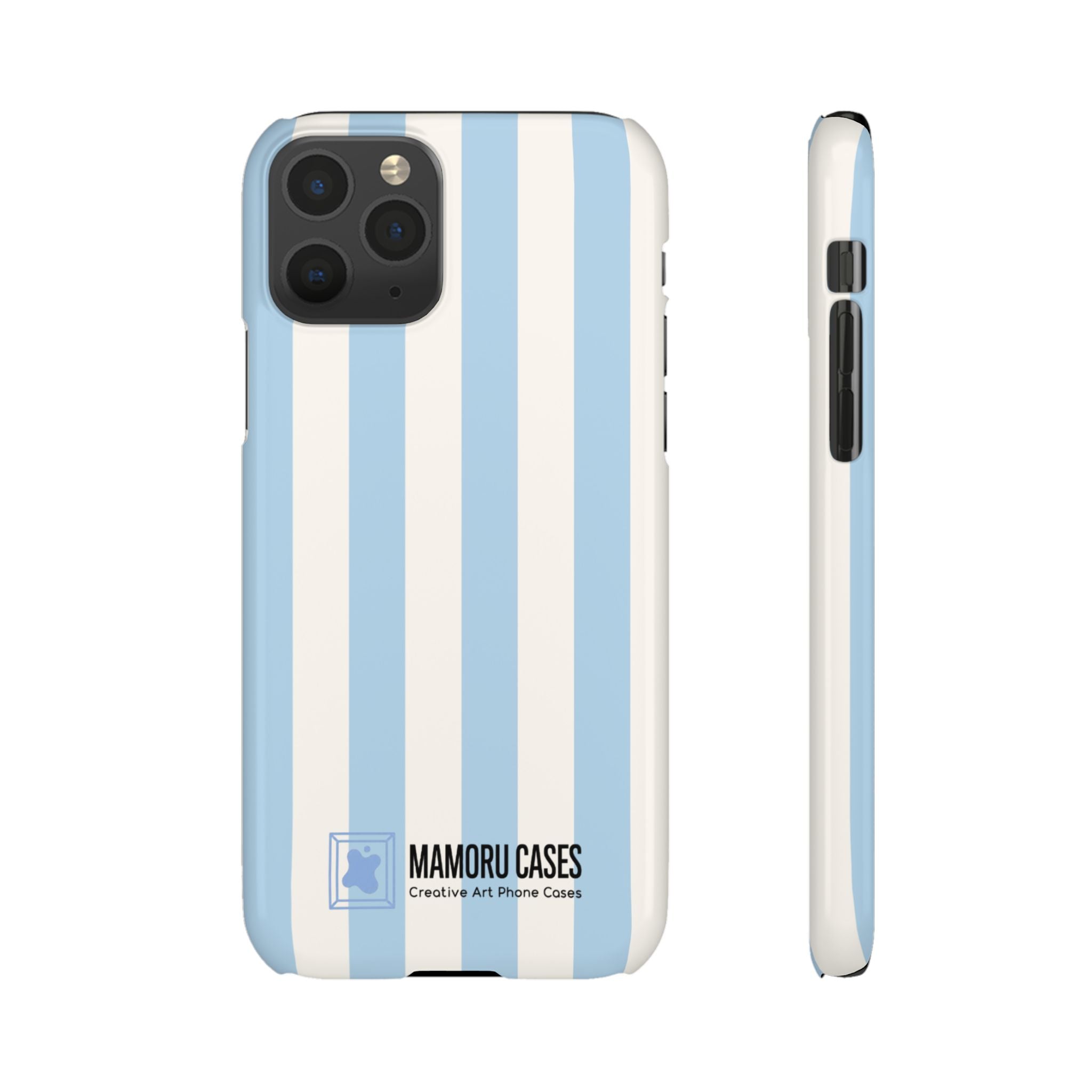Sky Blue Stripe Phone Case